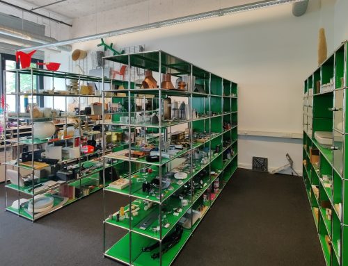 Visiting a material library in Switzerland